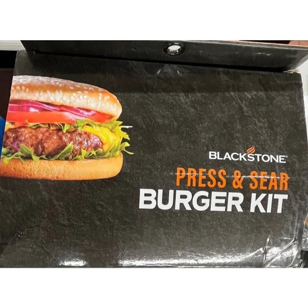 NEW in the Box Blackstone 3pc Hamburger Grill Tool Set Black